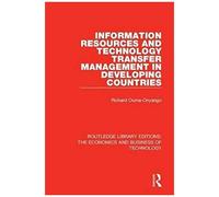 Information Resources And Technology Transfer Management In Developing Countries