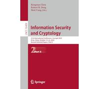 Information Security and Cryptology: 21st International Conference, Inscrypt 2025, Xi'an, China, October 19-22, 2025, Revised Selected Papers, Part II