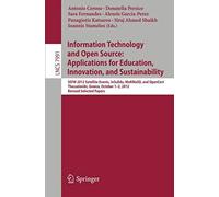 Information Technology And Open Source: Applications For Education, Innovation, And Sustainability