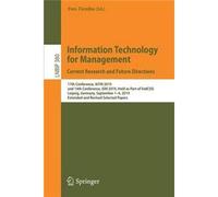 Information Technology For Management: Current Research And Future Directions