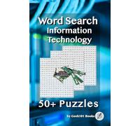 Information Technology Word Search Puzzle Book: Word Search with Easy to Read Print about Cybersecurity, Networking, AI and more | 5.5x8.5 inches | ... | Gift for Vacations, Holidays and Free Time