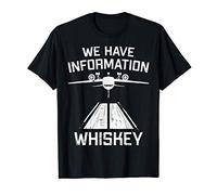 Information Whiskey Funny Aviation Code Humor Pilot ATC Gift T-Shirt