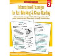 Informational Passages For Text Marking & Close Reading: Grade 2