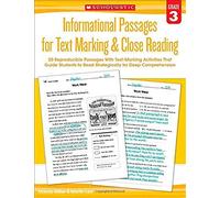 Informational Passages For Text Marking & Close Reading: Grade 3