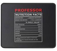 Informations Nutritionnelles du Professeur Mousepad Antidérapant Tapis De Souris Gaming Résistant À Usure Mouse Pad pour Voyage Maison Jeu 25X30Cm
