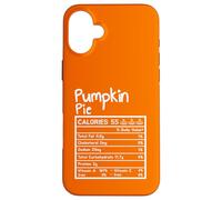 Informations nutritionnelles sur la Tarte à la Citrouille sur Le t-Shirt Thanksgiving Matching Family Coque pour iPhone 16 Plus