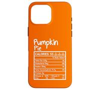 Informations nutritionnelles sur la Tarte à la Citrouille sur Le t-Shirt Thanksgiving Matching Family Coque pour iPhone 16 Pro Max