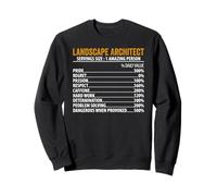 Informations nutritionnelles sur les architectes paysagistes hommes femmes Sweatshirt