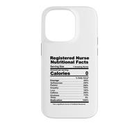 Informations nutritionnelles sur Les infirmières autorisées Coque pour iPhone 14 Pro