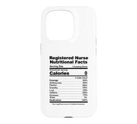 Informations nutritionnelles sur Les infirmières autorisées Coque pour iPhone 15 Pro