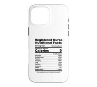 Informations nutritionnelles sur Les infirmières autorisées Coque pour iPhone 16 Pro Max