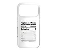 Informations nutritionnelles sur Les infirmières autorisées Coque pour iPhone 17 Pro