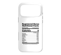 Informations nutritionnelles sur Les infirmières autorisées Coque pour iPhone 17 Pro Max