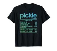 Informations nutritives sur Les cornichons - Graphique Amusant pour Les gourmets T-Shirt
