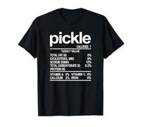 Informations nutritives sur Les cornichons - Graphique Amusant pour Les gourmets T-Shirt