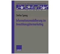 Informationsmodellierung Im Investitionsgütermarketing