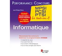 Informatique 1re Année Mpsi, Pcsi, Ptsi