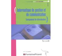 Informatique De Gestion Et De Communication 2e Enseignement De Détermination