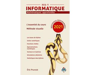 Informatique ECG-1: Mathématiques approfondies