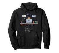 Informatique Programmeur Python Eat Code Debug Sweat à Capuche