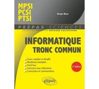 Informatique tronc commun - MPSI - PCSI - PTSI