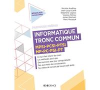 Informatique Tronc Commun Mpsi, Pcsi, Ptsi, Mp, Pc, Psi, Pt