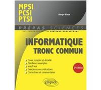 Informatique tronc commun - MPSI - PCSI - PTSI