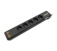 INFOSEC Parasurtenseur S5 USB NEO 5 prises 2 ports USB 230 V 3680 W 1,5 m Garantie 2 ans