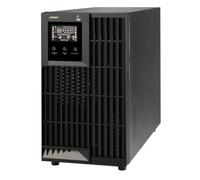 Infosec Online-Doppelwandler-USV 3000 VA ? 4 IEC-Steckdosen ? 2 FR/Schuko-Steckdosen (67692)