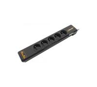 INFOSEC S5 USB NEO - Protection contre les surtensions - CA 230 V - 3680 Watt - connecteurs de sortie : 5 - 1.5 m cordon - France