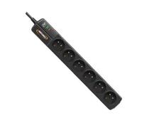 INFOSEC S6 Black Line II Parasurtenseur 6 Prises FR - 61296