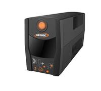 INFOSEC UPS SYSTEM Onduleur Line Interactive 700 VA – 2 prises FR/SCHUKO – Garantie 2 ans