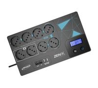 INFOSEC Zen-X Master 600 - Onduleur - CA 220/230/240 V - 360 Watt - 600 VA - monophasé - USB - connecteurs de sortie : 8