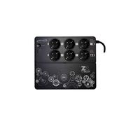 Infosec Zenergy Box Z3 500 Onduleur 0.5kVA/200W, 8 Prises CA, USB, RJ45, AVR, Protection Surtension, Batterie 12V 4.5Ah, Format Mural
