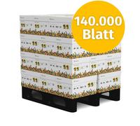 Infowerk Papier d'impression Papier à copier 140000 feuilles A4 80g Premium blanc Vainqueur du test PEFC