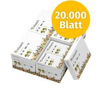 Infowerk Papier d'impression Papier à copier 20000 feuilles 40 x 500 A4 80g Premium Blanc Vainqueur du test PEFC