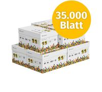 Infowerk Papier d'impression Papier à copier 35000 feuilles 70 x 500 A4 80g Premium Blanc Vainqueur du test PEFC