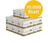 Infowerk Papier d'impression Papier à copier 70000 feuilles 140 x 500 A4 80g Premium Blanc Vainqueur du test PEFC