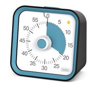 InfPokid Minuteur Visuel Timer Enfant avec Fonction Pause, Compte à Rebours de 60 Minutes Minuteur Enfant pour Salle de Classe, études, Cuisine, Silencieux Gestion du Temps pour Le TDAH (Noir)