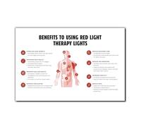 Infrared Light Theme Motivational Canvas Print Wall Art for Office Decor Wellness Center Gym Room Aesthetic(Framed,12x18inch(30x45cm))