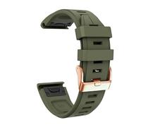 INFRI Bracelet de montre 20 mm pour Garmin Fenix 6S Pro 6S 5S Plus Boucle or rose Facile à installer Bracelet en silicone à libération rapide, 20mm Fenix 6S Pro, Agate