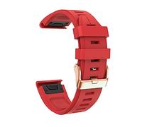 INFRI Bracelet de montre 20 mm pour Garmin Fenix 6S Pro 6S 5S Plus Boucle or rose Facile à installer Bracelet en silicone à libération rapide, 20mm Fenix 6S Pro, Agate