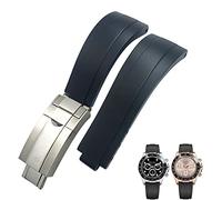 INFRI Bracelet de montre en caoutchouc à boucle courte pour Rolex Daytona Submariner Role OYSTERFLEX Yacht Master Petit poignet en silicone 20 mm 21 mm, 21mm, Agate