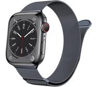 INFRI Bracelet de montre pour bracelet Series 9, Ultra 2, SE, Ultra 8, 7, 6, 5, 4, 3, 2, 1, 38 mm, 40 mm, 41 mm, 42 mm, 44 mm, 45 mm, 49 mm, pour homme et femme, avec fermoir magnétique en acier