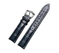 INFRI Bracelet en cuir 12/13/14/15/16/17/18/19/20/21/22/23/24/26 mm - Bracelet de montre homme et femme en cuir de veau avec boucle ardillon en acier, 26mm, Agate