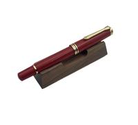 INFRI Limited Pen Stylo plume à piston en acrylique Pointe F M B 0,5 7 mm Pointe dorée Clip Cadeau de bureau (E,Schmidt B (1,0 mm)