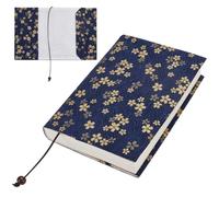 INFUNLY Housse de protection pour les amateurs de livres - Motif Sakura - Couverture de livre - Couverture rigide pour livres de poche, journaux, manuels