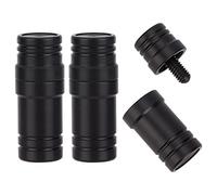 INFUNLY Stick Joint Protector 5/16 X 18 Pool Joint Filetage Cap 3 Paires Noir Pool Cue Joint Protectors Plastique pour Joueurs Pool Billiard Queues