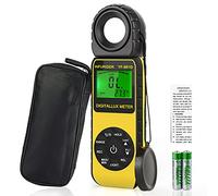INFURIDER Luxmètre Illuminomètre Numérique, Photomètre Portable YF-881D Luminomètre Automatique Light Meter 0,1 à 400,000 lux Photomètre avec Détecteur Rotatif pour Lumière LED et Photographie
