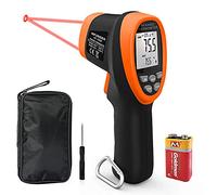 INFURIDER Thermomètre Infrarouge Sans Contact, -50℃ à 1500℃ Température Numérique Laser IR Pyromètre D:S=30:1 avec Ecran LCD Rétroéclairé pour Four De Four Industriel(Pas pour l'homme)